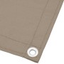 Balcony screen 100% polyester Oxford taupe 75x800 cm by , Umbrellas - Ref: Foro24-4000236, Price: 32,48 €, Discount: %