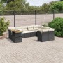 Gartensofa-Set 10-teilig mit schwarzen synthetischen Rattankissen von , Gartensets - Ref: Foro24-3271014, Preis: 697,14 €, Ra...