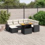 8-piece garden sofa set and black synthetic rattan cushions by , Garden sets - Ref: Foro24-3275604, Price: 539,66 €, Discount: %