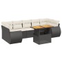 8-piece garden sofa set and black synthetic rattan cushions by , Garden sets - Ref: Foro24-3272106, Price: 600,87 €, Discount: %