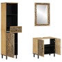 Conjunto de muebles de baño 3 piezas madera maciza de mango de , Muebles de baño - Ref: Foro24-3206314, Precio: 349,97 €, Des...