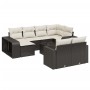 11-teiliges Gartensofa-Set und schwarze synthetische Rattankissen von , Gartensets - Ref: Foro24-3228906, Preis: 601,61 €, Ra...