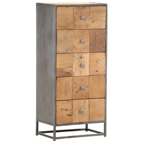 Cajonera de madera maciza reciclada 45x30x100 cm de vidaXL, Cajoneras - Ref: Foro24-286529, Precio: 323,99 €, Descuento: %