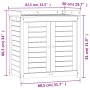 Mesa de plantación con estantes madera Douglas 82,5x50x86,5 cm de , Soportes para macetas - Ref: Foro24-832420, Precio: 118,0...