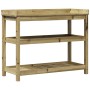 Plantation table with impregnated wood shelves 108x45x86.5 cm by , Pot stands - Ref: Foro24-832441, Price: 160,85 €, Discount: %