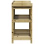 Plantation table with impregnated wood shelves 108x45x86.5 cm by , Pot stands - Ref: Foro24-832441, Price: 160,85 €, Discount: %