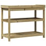 Plantagentisch mit imprägnierten Holzregalen 108x45x86,5 cm von , Topfständer - Ref: Foro24-832441, Preis: 160,85 €, Rabatt: %