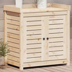 Planting table with pine wood shelves 82.5x50x86.5 cm by , Pot stands - Ref: Foro24-832417, Price: 157,97 €, Discount: %