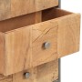 Cajonera de madera maciza reciclada 45x30x100 cm de vidaXL, Cajoneras - Ref: Foro24-286529, Precio: 323,99 €, Descuento: %