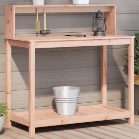 Planting table with Douglas wood shelves 108x50x109.5 cm by , Pot stands - Ref: Foro24-832415, Price: 76,99 €, Discount: %