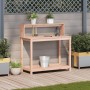 Planting table with Douglas wood shelves 108x50x109.5 cm by , Pot stands - Ref: Foro24-832415, Price: 75,96 €, Discount: %