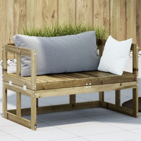 Ausziehbare Gartensofabank aus imprägniertem Kiefernholz von , Gartenbänke - Ref: Foro24-832614, Preis: 108,99 €, Rabatt: %