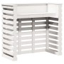 Mesa alta de bar de jardín madera pino blanco 113,5x50x103 cm de , Mesas de jardín - Ref: Foro24-832531, Precio: 193,04 €, De...