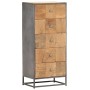 Cajonera de madera maciza reciclada 45x30x100 cm de vidaXL, Cajoneras - Ref: Foro24-286529, Precio: 323,99 €, Descuento: %