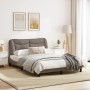 Estructura de cama con luces LED tela gris taupe 140x200 cm de , Camas y somieres - Ref: Foro24-3213708, Precio: 219,58 €, De...