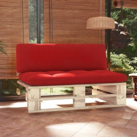 Central sofa made of pallets for impregnated pine wood garden by , Modular outdoor sofas - Ref: Foro24-3066535, Price: 106,99...