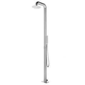 Stainless steel garden shower 225 cm by , Pool and spa accessories - Ref: Foro24-315941, Price: 333,45 €, Discount: %