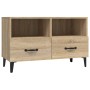 TV-Schrank aus geräuchertem Eichensperrholz, 80 x 36 x 50 cm von , TV-Möbel - Ref: Foro24-812594, Preis: 61,88 €, Rabatt: %