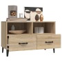 Mueble para TV madera contrachapada roble ahumado 80x36x50 cm de , Muebles TV - Ref: Foro24-812594, Precio: 61,75 €, Descuent...