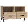 TV-Schrank aus geräuchertem Eichensperrholz, 80 x 36 x 50 cm von , TV-Möbel - Ref: Foro24-812594, Preis: 61,88 €, Rabatt: %