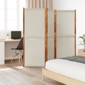 Light gray 3-panel divider screen 210x180 cm by , Room dividers - Ref: Foro24-4003355, Price: 96,99 €, Discount: %