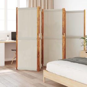 Light gray 5-panel divider screen 350x180 cm by , Room dividers - Ref: Foro24-4003357, Price: 153,99 €, Discount: %