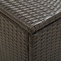 Synthetic rattan garden storage box brown 200x50x60 cm by vidaXL, Outdoor storage boxes - Ref: Foro24-46475, Price: 312,45 €,...