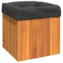 Solid acacia wood planter 25x25x25 cm by , Pots and planters - Ref: Foro24-366500, Price: 28,62 €, Discount: %