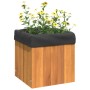 Solid acacia wood planter 25x25x25 cm by , Pots and planters - Ref: Foro24-366500, Price: 28,62 €, Discount: %