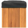 Jardinera de madera maciza de acacia 25x25x25 cm de , Maceteros y jardineras - Ref: Foro24-366500, Precio: 28,99 €, Descuento: %