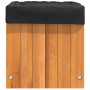 Solid acacia wood planter 25x25x25 cm by , Pots and planters - Ref: Foro24-366500, Price: 28,62 €, Discount: %