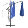 Cantilever parasol with blue aluminum pole 300 cm by vidaXL, Umbrellas - Ref: Foro24-47133, Price: 101,99 €, Discount: %