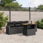 5-teiliges Gartenmöbel-Set und schwarze synthetische Rattankissen von , Gartensets - Ref: Foro24-3271188, Preis: 339,60 €, Ra...