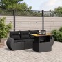 5-teiliges Gartenmöbel-Set und schwarze synthetische Rattankissen von , Gartensets - Ref: Foro24-3272070, Preis: 367,14 €, Ra...