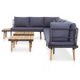 8 seater garden furniture set with solid acacia wood cushions by vidaXL, Garden sets - Ref: Foro24-46485, Price: 871,96 €, Di...