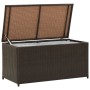 Brown synthetic rattan garden storage box 100x50x50 cm by vidaXL, Outdoor storage boxes - Ref: Foro24-46472, Price: 113,39 €,...