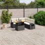 6-piece garden sofa set and black synthetic rattan cushions by , Garden sets - Ref: Foro24-3271749, Price: 458,61 €, Discount: %