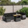 8-piece garden sofa set and black synthetic rattan cushions by , Garden sets - Ref: Foro24-3275820, Price: 560,77 €, Discount: %