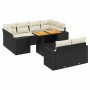 11-piece garden sofa set and black synthetic rattan cushions by , Garden sets - Ref: Foro24-3274589, Price: 652,95 €, Discoun...