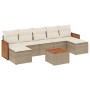 Gartensofa-Set mit beigen Kissen 8 Stück PE-Rattan von , Gartensets - Ref: Foro24-3227920, Preis: 545,25 €, Rabatt: %