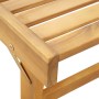 Tumbona plegable con cojín madera maciza de acacia de vidaXL, Tumbonas - Ref: Foro24-46491, Precio: 171,23 €, Descuento: %