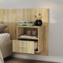 Sonoma Oak Wall Nightstand by vidaXL, Nightstands - Ref: Foro24-811013, Price: 45,99 €, Discount: %