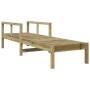 Tumbona de madera de pino impregnada 199,5x62x55 cm de , Tumbonas - Ref: Foro24-832542, Precio: 98,64 €, Descuento: %