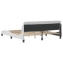 Estructura de cama cabecero cuero sintético blanco 180x200 cm de , Camas y somieres - Ref: Foro24-373239, Precio: 171,84 €, D...