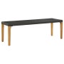 Black rattan garden bench 80 cm by vidaXL, garden benches - Ref: Foro24-46486, Price: 38,26 €, Discount: %