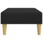 Black fabric footrest 77x55x31 cm by , Ottomans - Ref: Foro24-379555, Price: 65,19 €, Discount: %