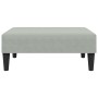 Reposapiés de terciopelo gris claro 77x55x31 cm de , Otomanas - Ref: Foro24-379557, Precio: 73,71 €, Descuento: %