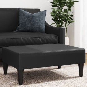 Black synthetic leather footstool 77x55x31 cm by , Ottomans - Ref: Foro24-379562, Price: 75,99 €, Discount: %