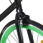 Bicicleta de piñón fijo negro y verde 700c 59 cm de , Bicicletas - Ref: Foro24-92257, Precio: 254,56 €, Descuento: %