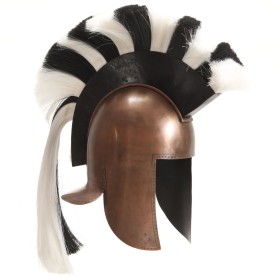 Greek warrior helmet replica live role steel copper by vidaXL, Collectible weapons - Ref: Foro24-286231, Price: 82,99 €, Disc...